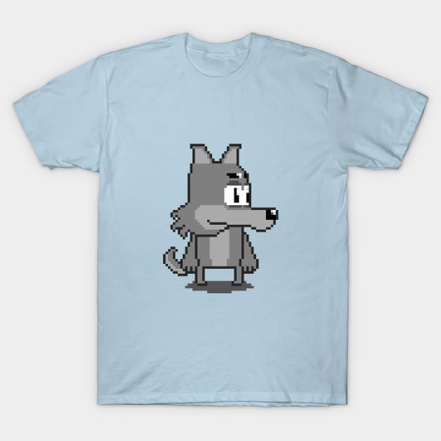 Pixel Wolf T-Shirt by DACHSWERK